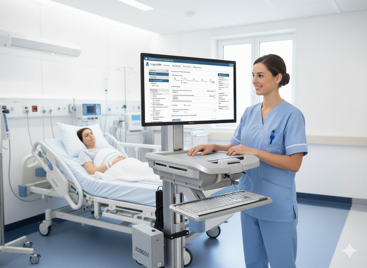 ADDBOX utilisé en chambre d'hôpital